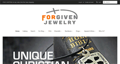Desktop Screenshot of forgivenjewelry.com